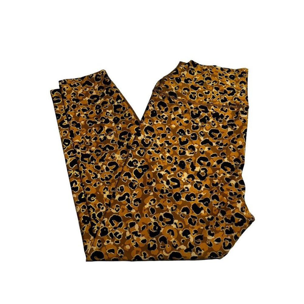 Carbon 38 Cheetah Print Leggings Size XL